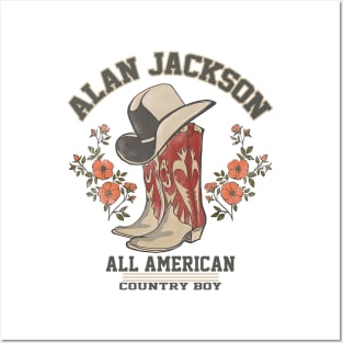 Alan Jackson - All American Country Boy Posters and Art